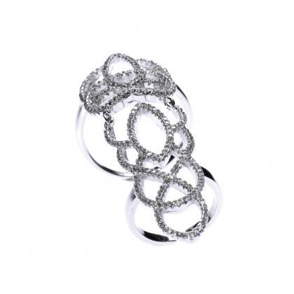 Full Finger Ring / Statement Ring / Silver Ring / Knuckle Ring / Finger ...