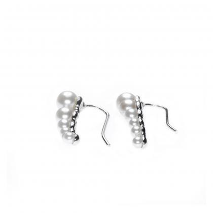 Pearl Earrings / Crawler Earrings /..