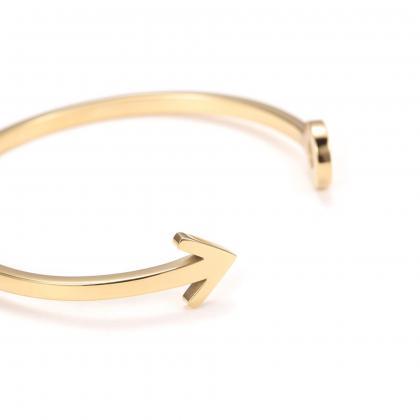 Arrow Bracelet / Cuff Bracelet / Gold Bracelet /..