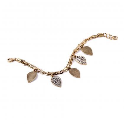 Leaf Bracelet / Chain Bracelet / Go..
